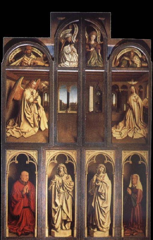 Jan Van Eyck The Ghent altar piece voltooid